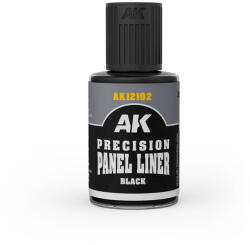AK Interactive PRECISION PANELINER BLACK 30ml (AK12102)