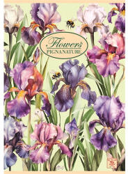 Pigna Füzet Pigna Nature Flowers A/5 tűzött 42 lapos kockás (02088355M)