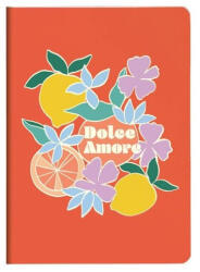 Clairefontaine Jegyzetfüzet Clairefontaine Dolce Amore, A/5, 14, 8x21 cm, 32 lapos, vonalas, vegyes minta (116263C) - argentumshop