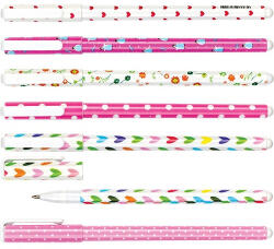 Centrum Golyóstoll Centrum Fancy 2 színes mintás 0, 7 mm kék (80700) - argentumshop