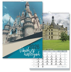 PD Naptár fali pd Várak kastélyok 30x42 cm 2026