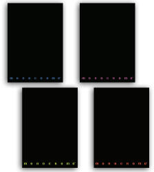 Pigna Füzet Pigna Black & Fluo A/4 tűzött 42 lapos kockás margós (02331230Q) - argentumshop