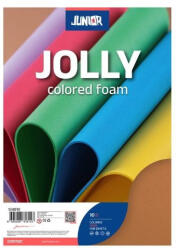 Kreatív Junior dekor gumilap A/4, barna, 10 db/csomag (134027)