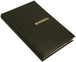 Realsystem Határidőnapló Carbon A/5, napi fehér lapokkal zöld Realsystem 2026 (5321-88) - iroszer24