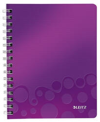 Leitz Spirálfüzet Leitz A/5 Wow vonalas lila (46390062)