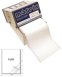 Matrix Leporelló MATRIX 240x12 coll 4 példányos 6 collonként perforált 450 garn. /doboz