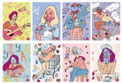 Pigna Füzet Pigna Leny Pony A/4 tűzött 38 lapos kockás (02326215M) - argentumshop