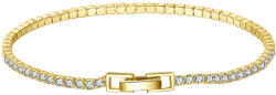 BeSpecial Bratara tennis argint 925 placata cu aur 14K cu zirconiu 19 cm (BRR76)