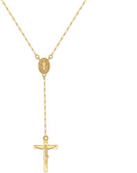 BeSpecial Colier crucifix argint 925 placat cu aur 14K (CRR72)