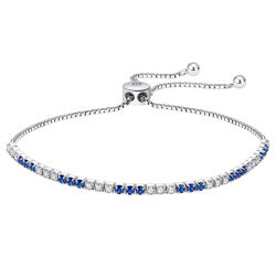 BeSpecial Bratara tennis argint 925 placata cu rodiu cu zirconiu (BRR69)