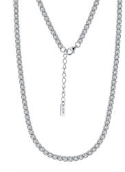 BeSpecial Colier argint 925 placat cu rodiu cu zirconiu, 40 cm, 1, 5 mm (CRR67)