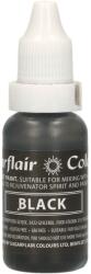 Sugarflair Colours Vopsea lichidă Black - Negru 14 ml