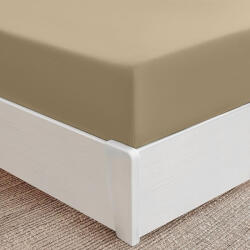 Millanni Cearceaf cu Elastic 140x200 cm, bej, Microfibra Moale, Colturi Adanci 30 cm (b0bv8bgbxs) Lenjerie de pat