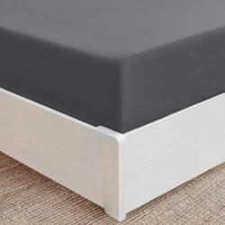 Millanni Cearceaf cu Elastic (160x200 cm) Gri , Microfibra Moale, Colturi Adanci 40 cm (b0bv7jm897) Lenjerie de pat