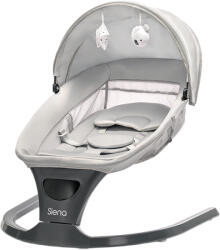 Lorelli Електрически шезлонг с люлеене Lorelli Premium - Siena, сив (10090110001) - baby