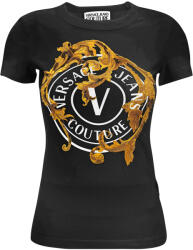 Versace Jeans Couture T-shirt 79Dp608 S V-Emblem Baroque 79HAHE01CJ02E g89 black/gold