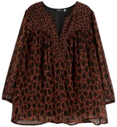 Scotch & Soda Top Contrast Yoke Short Sleeve U9B00956T 297 peace leopard