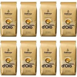 Dallmayr Pachet 8 x Dallmayr Crema D Oro cafea boabe 1kg