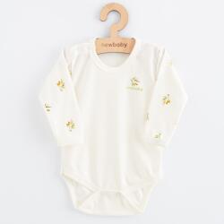 NEW BABY Body pentru bebeluși cu mânecă lungă din bumbac organic New Baby Olivy, mărime 74 (6-9lr)