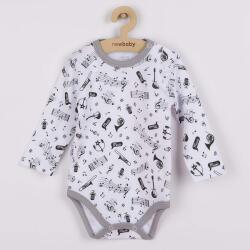 New Baby Body-uri pentru bebeluşi cu mânecă lungă New Baby Music, mărime 80 (9-12l)