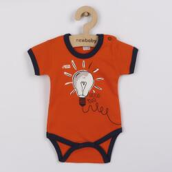 NEW BABY Body bumbac pentru sugari cu mânecă scurtă New Baby, o idee minunată, mărime 68 (4-6l)