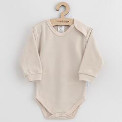 NEW BABY Body de bumbac pentru bebeluşi New Baby Casual în beige, mărime 62 (3-6l)