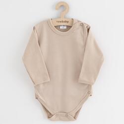 NEW BABY Bodyuri pentru bebeluşi New Baby Classic II crem deschis, mărime 56 (0-3luni)