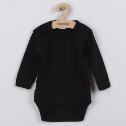 New Baby Tricou cu mânecă lungă New Baby - negru, mărime 92 (18-24l)