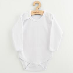 NEW BABY Body mânecă lungă New Baby II - albă, mărime 62 (3-6l)