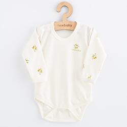 NEW BABY Body pentru bebeluși cu mânecă lungă din bumbac organic New Baby Olivy, mărime 86 (12-18lr)