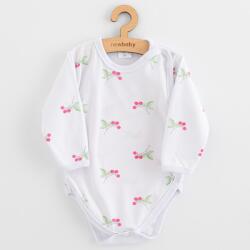 NEW BABY Body pentru bebeluși cu fermoar complet New Baby Classic II zmeură, mărime 62 (3-6l)