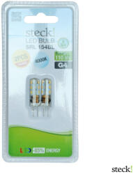 Steck steck! LED fényforrás, 1, 5W, G4, 4000K, 2 db/BL (SRL 154BL)