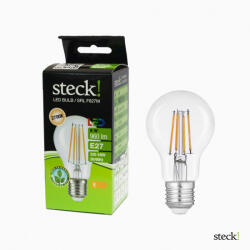 Steck ! LED filament fényforrás 8W E27 2700K gömb (SRL_F827M)