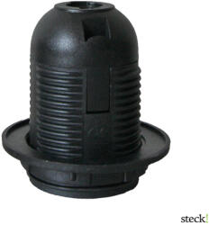  steck! Csillár foglalat, E27, fekete (STP F27B)