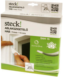  steck! Ablaktömítő hab, 15mm (SAH 15)
