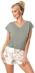 Donna Pijama dama DONNA MICHELLE SHORT măslin-ecru: L (32275 L)