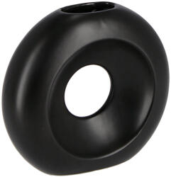 Bizzotto ПОРЦЕЛАНОВА ВАЗА elsy 15, 6x5x13, 8cm ЧЕРНА (0503253)