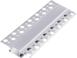ELMARK АЛУМИНИЕВ ПРОФИЛ ЗА led ЛЕНТА dp63 ВГР. В ГИПС (99acc63)