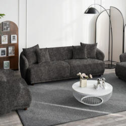 PGS Триместен диван FAMIGLIA 220x91x71 графит (20FAMIGLIA03-03)