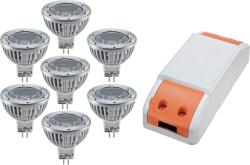 ELMARK КОМПЛЕКТ led ДРАЙВЕР 24w+ 7x led1 3w 2700k mr16 (99set7led235)