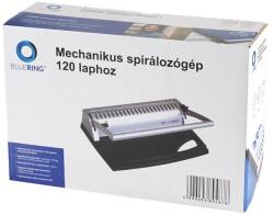 BLUERING Spirálozógép, műanyag spirálkötéshez, 120lap lyukasztás 8lap Bluering® COMBINDER 120 (BRCB120) - tonerpiac