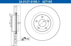 ATE Disc frana ATE 24.0127-0105.1 (24.0127-0105.1)