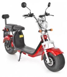 SHANSU Scuter Electric Chopper , 1500W, Baterie 20Ah Certificat, Roti 8 inch, Autonomie 60 km, 25 km h , Negru (C367)