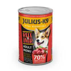 Julius-K9 Adult Beef & Liver konzerv kutyáknak marhával és májjal 1230g