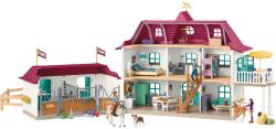 Schleich Hannah családi háza lovardával és lovakkal (42706)