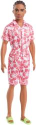 Mattel Barbie: Fashionistas Fiú Barát baba Hawaii mintás kezeslábas (DWK44-HYT99)