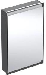 Geberit One jobbra nyíló tükrös szekrény 60x90 ComfortLight világítás, matt fekete 505.801. 00.7 (505.801.00.7)