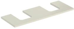 Geberit One mosdópult kivágással, két pultra ültethető tálformájú mosdóhoz 135x47 cm, magasfényű homokszürke 505.276. 00.4 (505.276.00.4) - szaniteresklimacenter