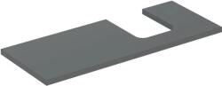 Geberit One mosdópult jobb oldali kivágással 120x47 cm, pultra ültethető tálformájú mosdóhoz, matt láva 505.315. 00.3 (505.315.00.3) - szaniteresklimacenter