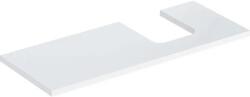 Geberit One mosdópult jobb oldali kivágással 120x47 cm, pultra ültethető tálformájú mosdóhoz, magasfényű fehér 505.315. 00.1 (505.315.00.1) - szaniteresklimacenter